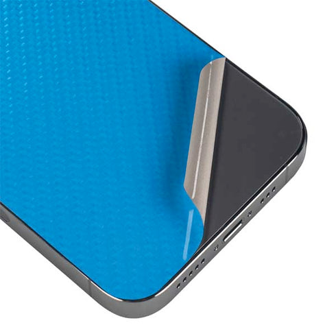 Blue Carbon Fiber Specialty Material iPhone 13 Pro Max Skin